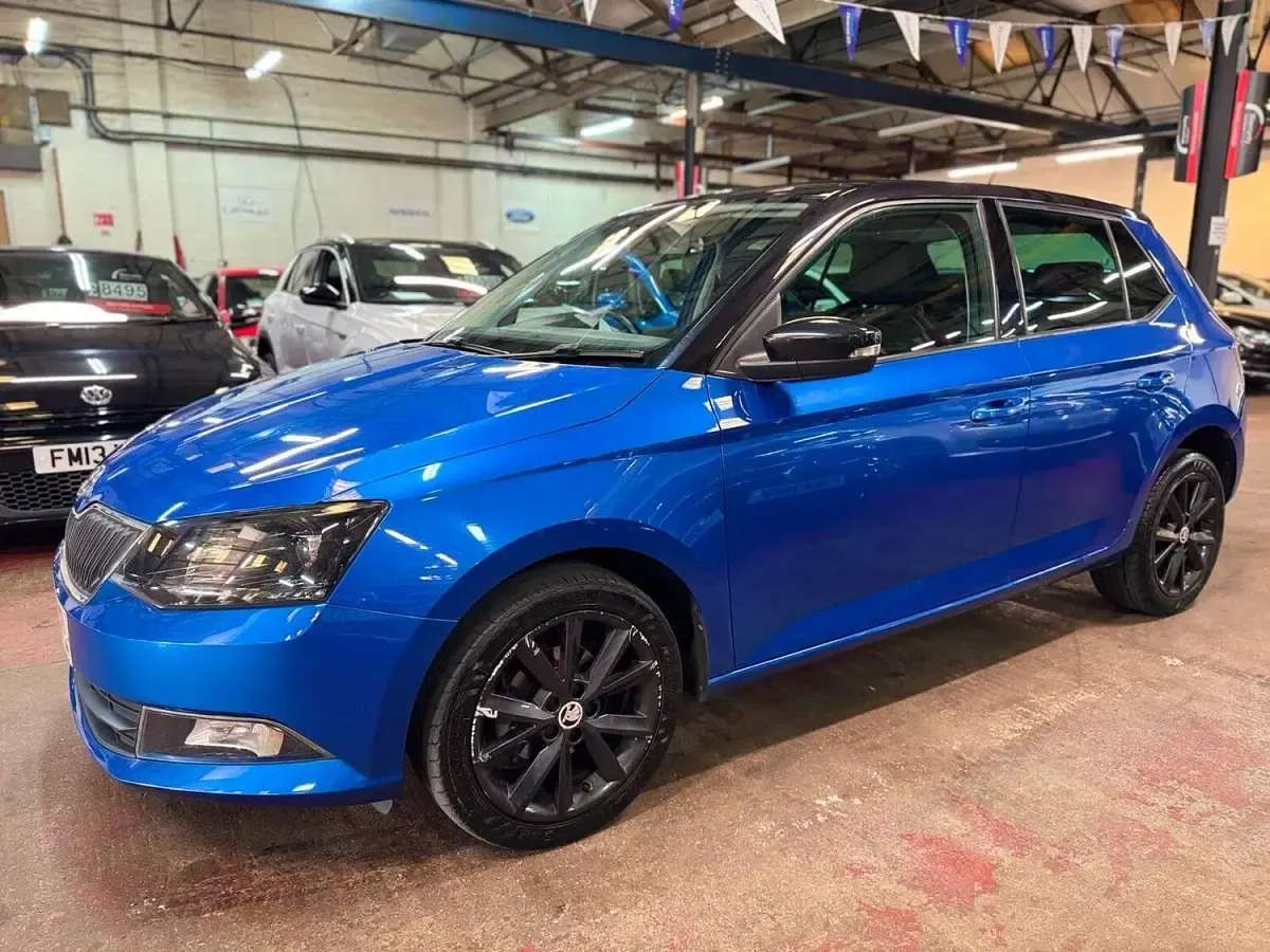 Used Skoda Fabia SE L 2015 Blue Hatchback