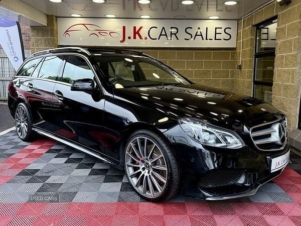 Black Used 2013 Mercedes E350 AMG Estate | £11,495 (Fair price) - Image 1/4