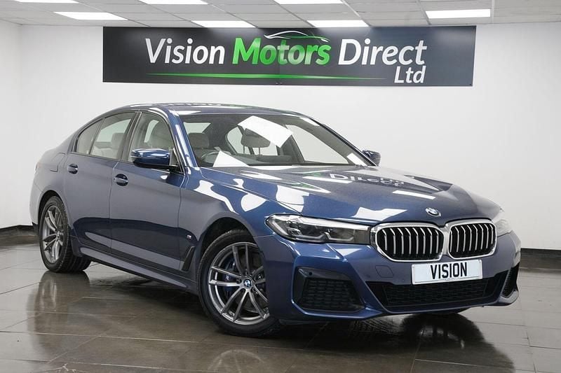 Used BMW 530e M Sport 2021 Blue Sedan