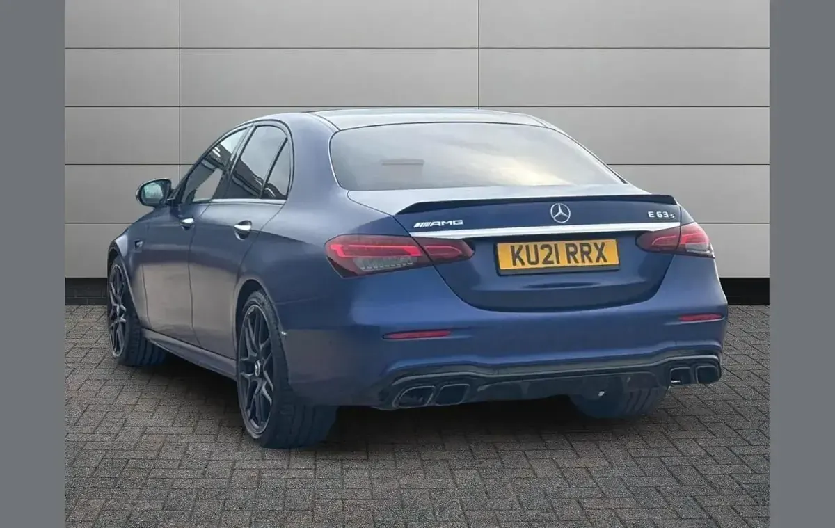 Used Mercedes E63S AMG Edition 603 HP (443 kW) 2021 Blue Sedan