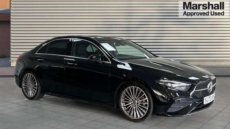 Black Used 2023 Mercedes A200 AMG Line Premium Plus Sedan | £27,233 (A bit pricey) - Image 1/4