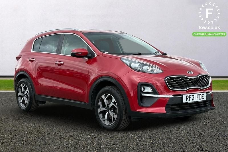 Red Used 2021 Kia Sportage 2 SUV | £13,699 (Fair price) - Image 1/4
