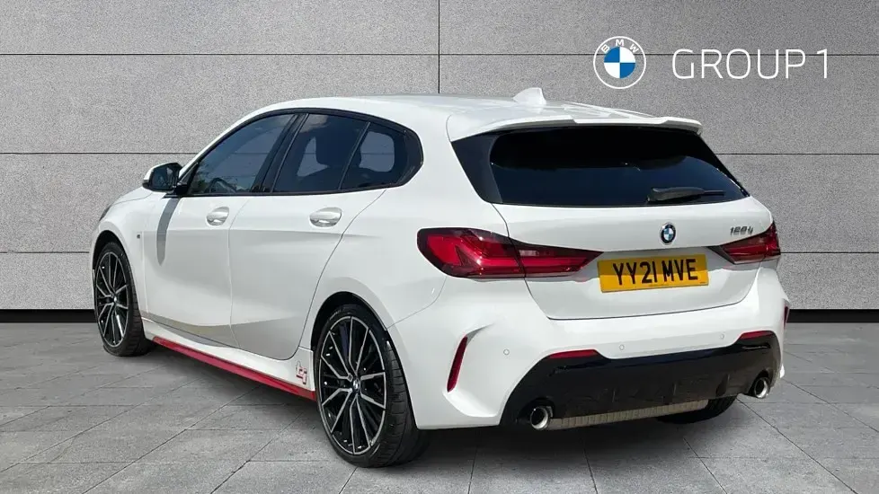 Used BMW 128 M Sport 261 HP (191 kW) 2021 White Hatchback