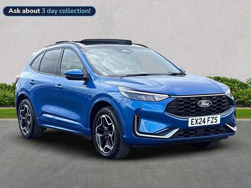 Blue Used 2024 Ford Kuga ST-Line X SUV | £26,799 (A bit pricey) - Image 1/4