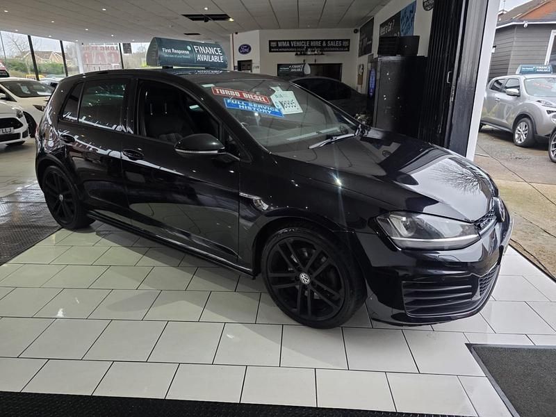 Used VW Golf VII GTD 2015 Black Hatchback
