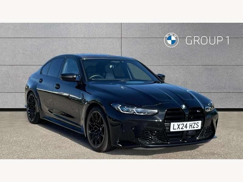 Black Used 2024 BMW M3 Competition Edition Sedan | £66,495 (Good price) - Image 1/4