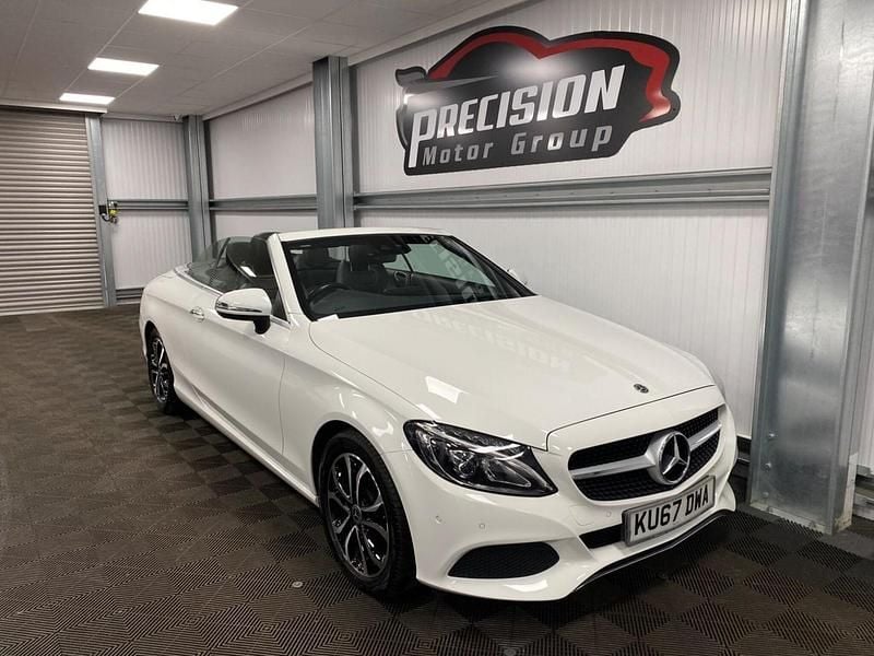 Used Mercedes C220 Premium Plus 170 HP (125 kW) 2017 White Cabriolet