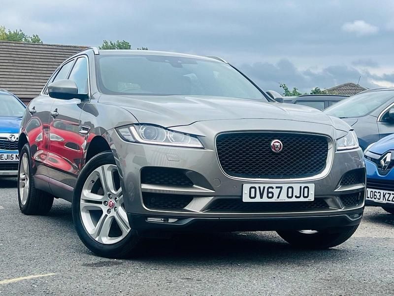 Silver Used 2017 Jaguar F-Pace Portfolio SUV | £14,295 (Fair price) - Image 1/3