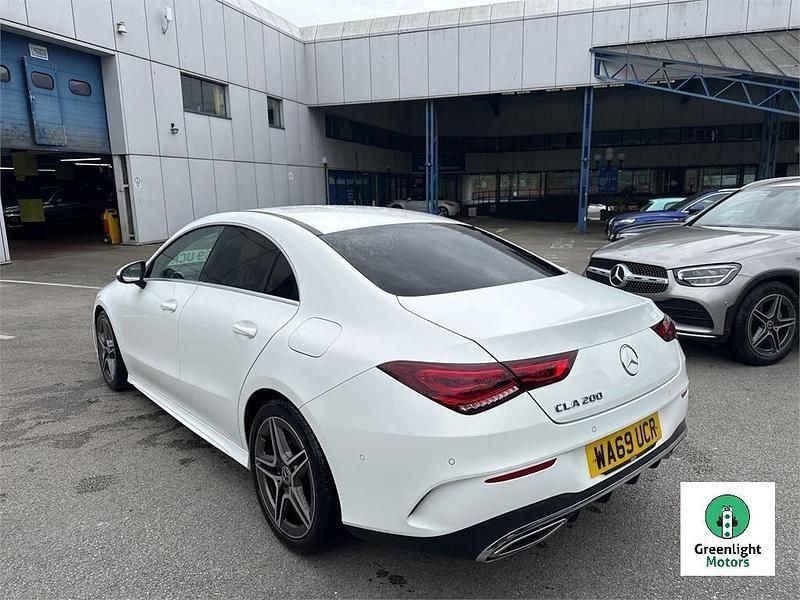 Used Mercedes CLA200 AMG line 2019 White Coupe