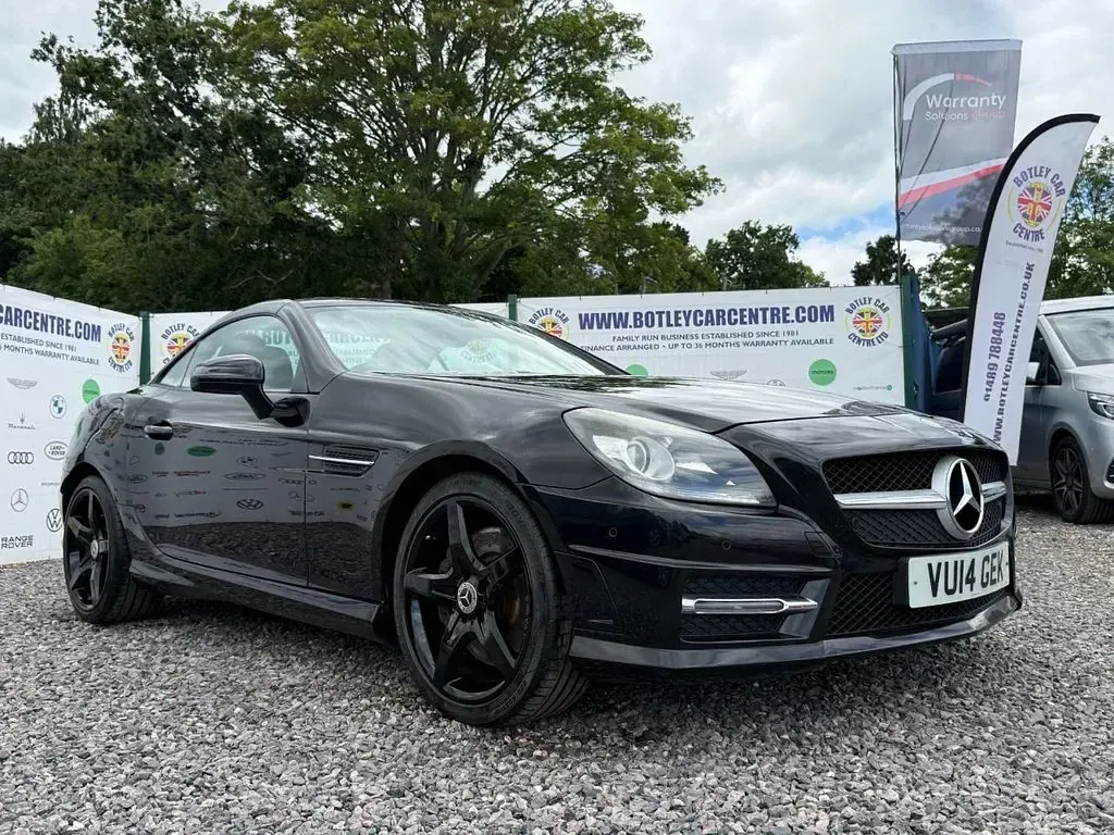 Used Mercedes SLK250 AMG 204 HP (150 kW) 2014 Black Cabriolet