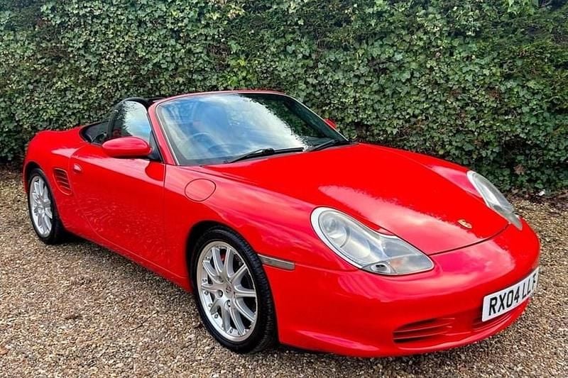 Used Porsche Boxster 260 HP (191 kW) 2004 Red Cabriolet