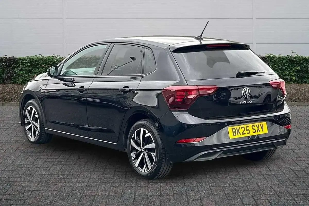 Used VW Polo Match 95 HP (69 kW) 2025 Black Hatchback
