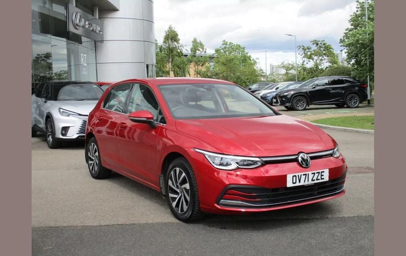 Red Used 2021 VW Golf VIII Style Hatchback | £19,800 (Fair price) - Image 1/4