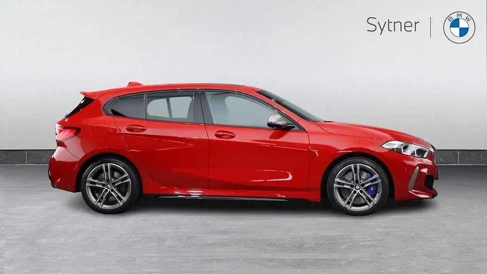 Used BMW M135 Shadowline 302 HP (222 kW) 2024 Red Hatchback