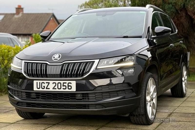 Black Used 2021 Skoda Karoq SE L SUV | £14,350 (Fair price) - Image 1/1
