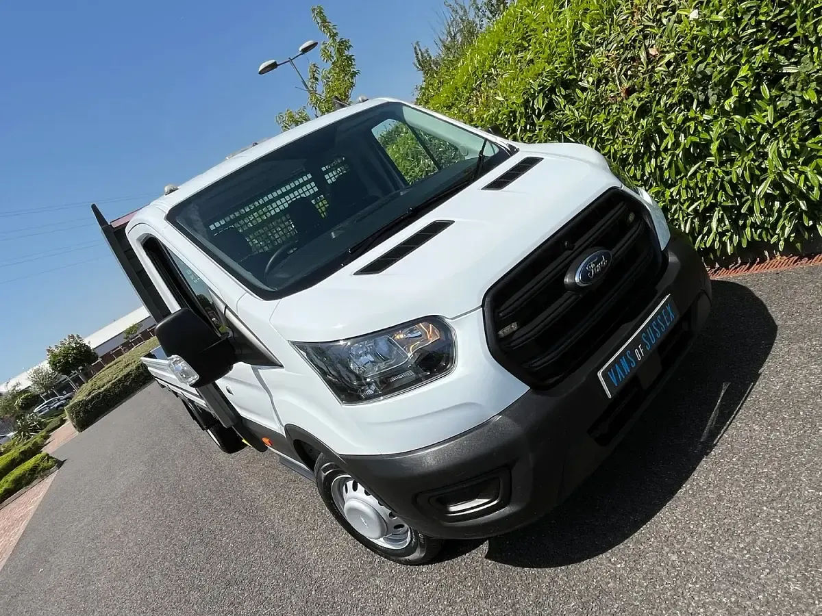 Used Ford Transit S 130 HP (95 kW) 2020 White Cabriolet