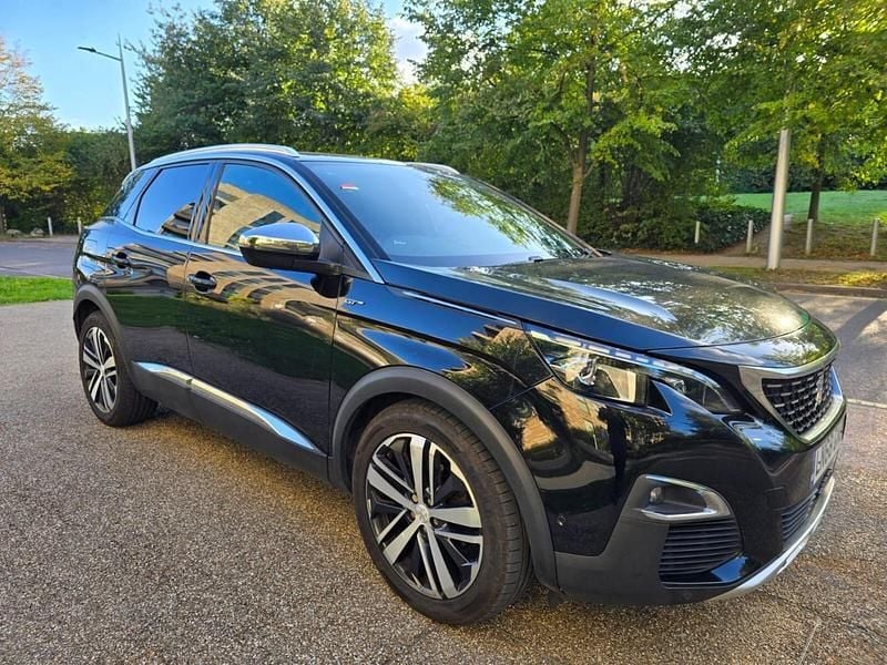 Black Used 2019 Peugeot 3008 GT Hatchback | £9,290 (Fair price) - Image 1/4