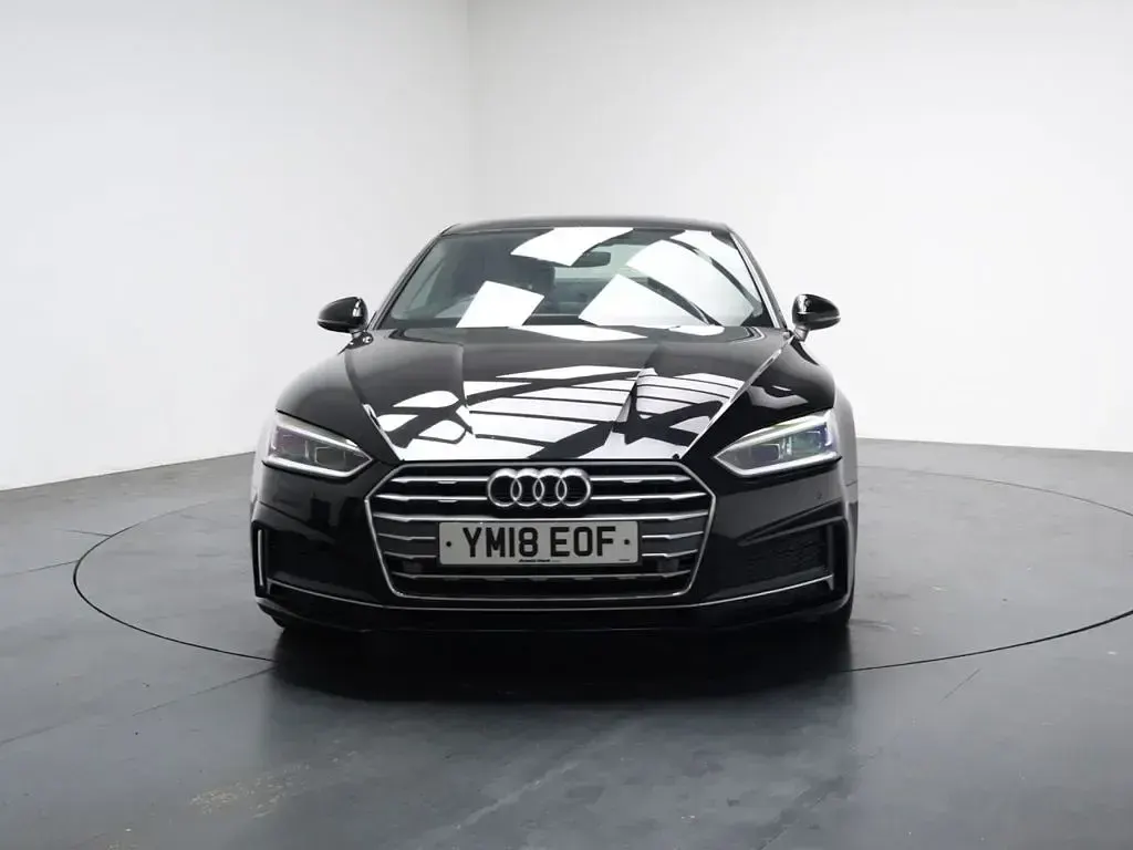 Used Audi A5 S-Line 150 HP (110 kW) 2018 Black Coupe