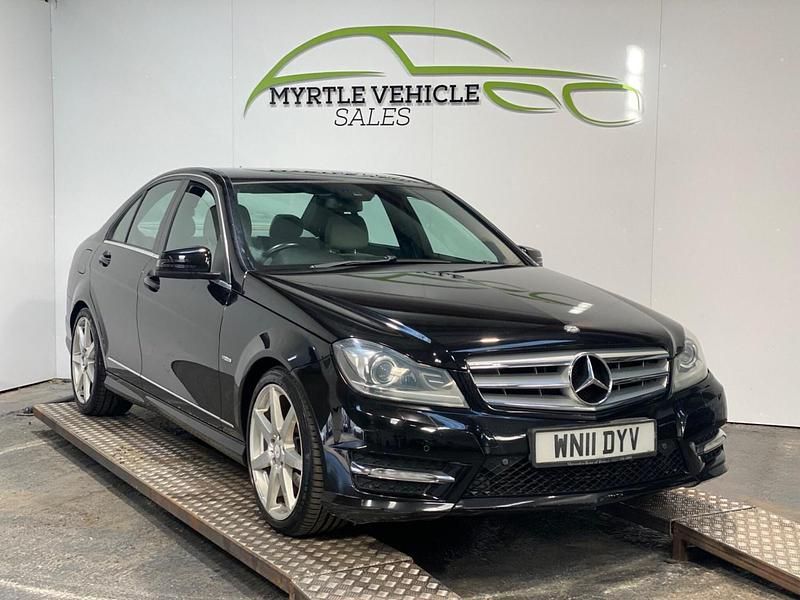 Black Used 2011 Mercedes C180 Sedan | £4,995 (Fair price) - Image 1/4
