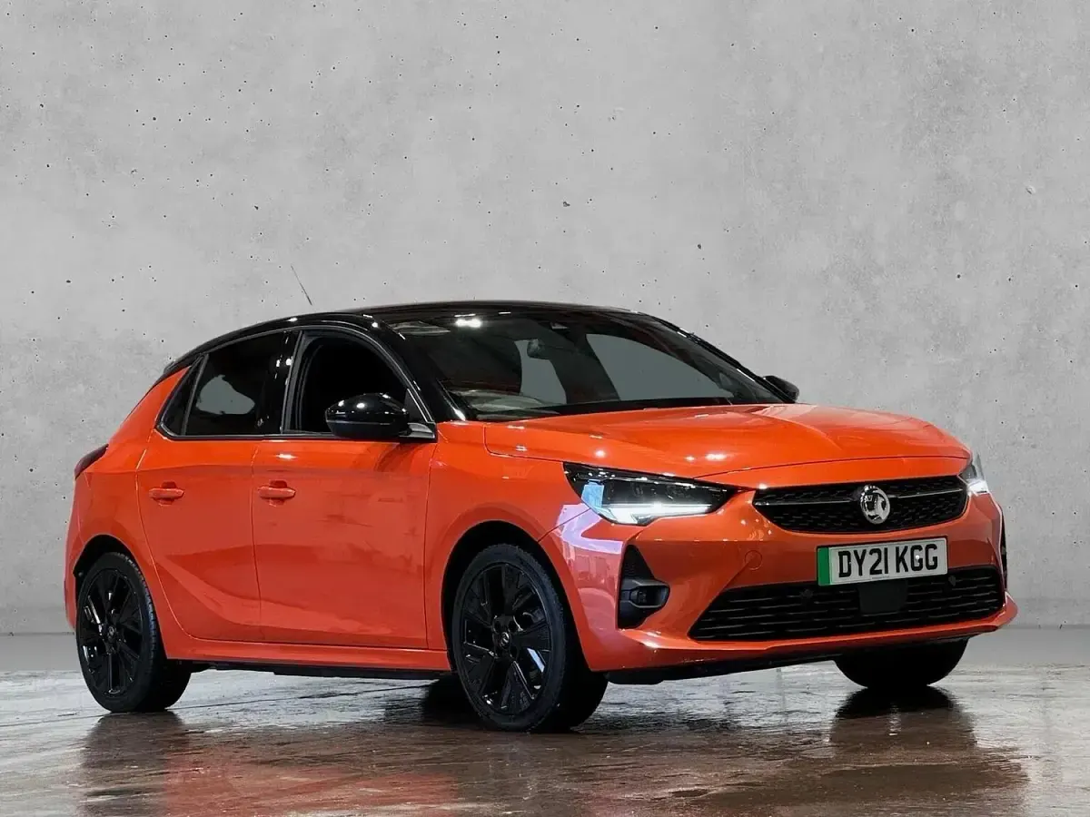 Used Vauxhall Corsa-e SRi 100 kW (136 HP) 2021 Orange Hatchback
