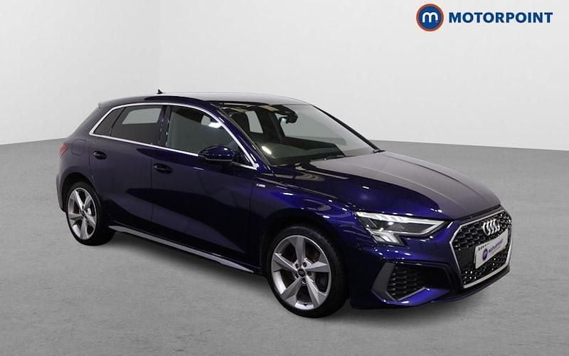 Used 2025 Audi A3 Sportback e-tron S-Line Hatchback | £21,099 (Good price) - Image 1/4