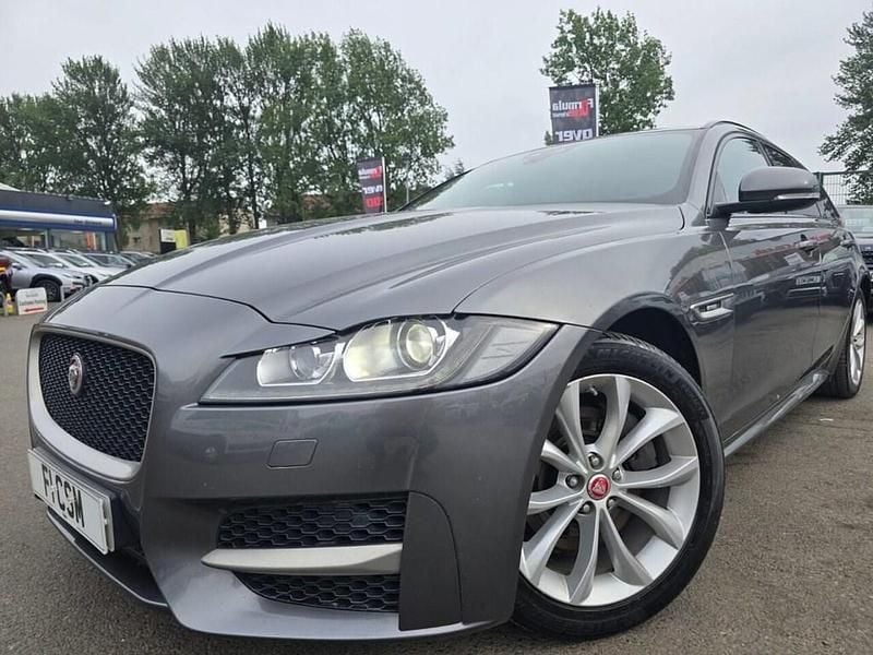 Grey Used 2018 Jaguar XF R-Sport Sedan | £12,990 (Expensive) - Image 1/4