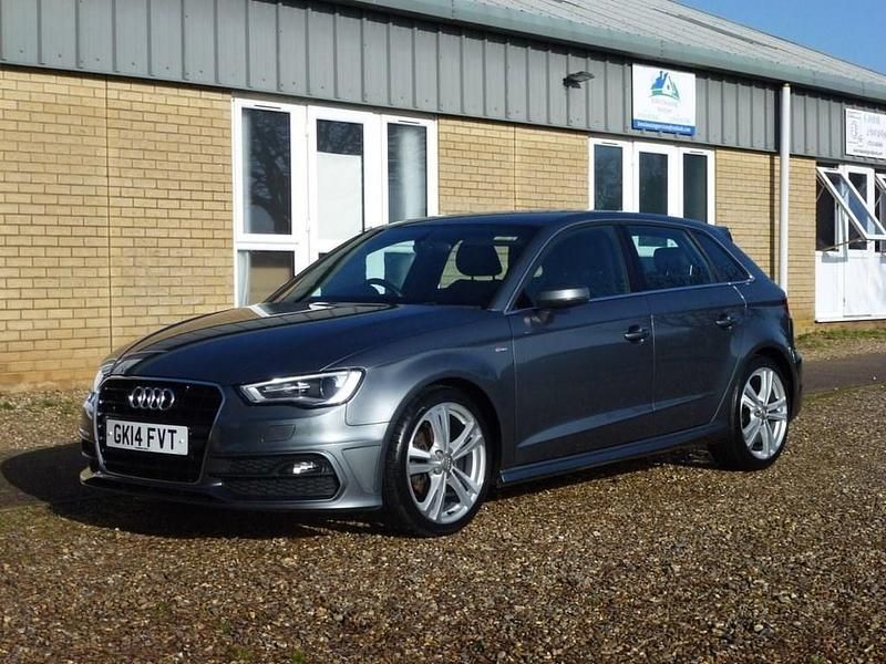 Used Audi A3 Sportback S-Line 122 HP (89 kW) 2014 Grey Hatchback