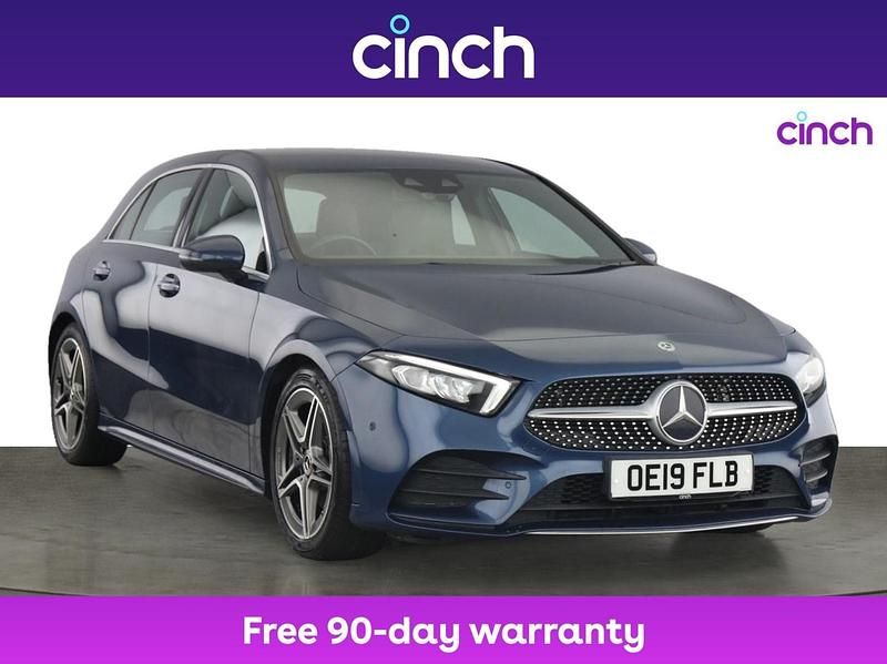 Blue Used 2019 Mercedes A200 AMG Line Premium Hatchback | £15,699 (Fair price) - Image 1/3