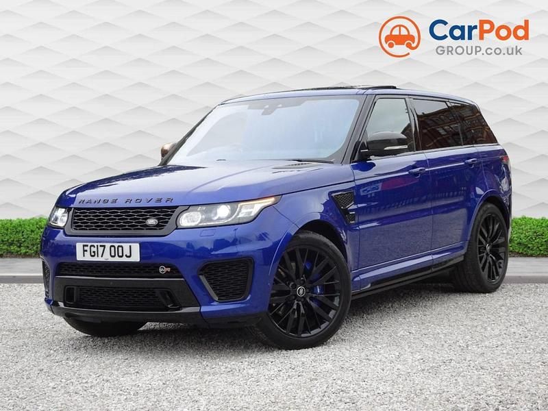Blue Used 2017 Land Rover Range Rover Sport SVR SUV | £38,990 (Good price) - Image 1/3