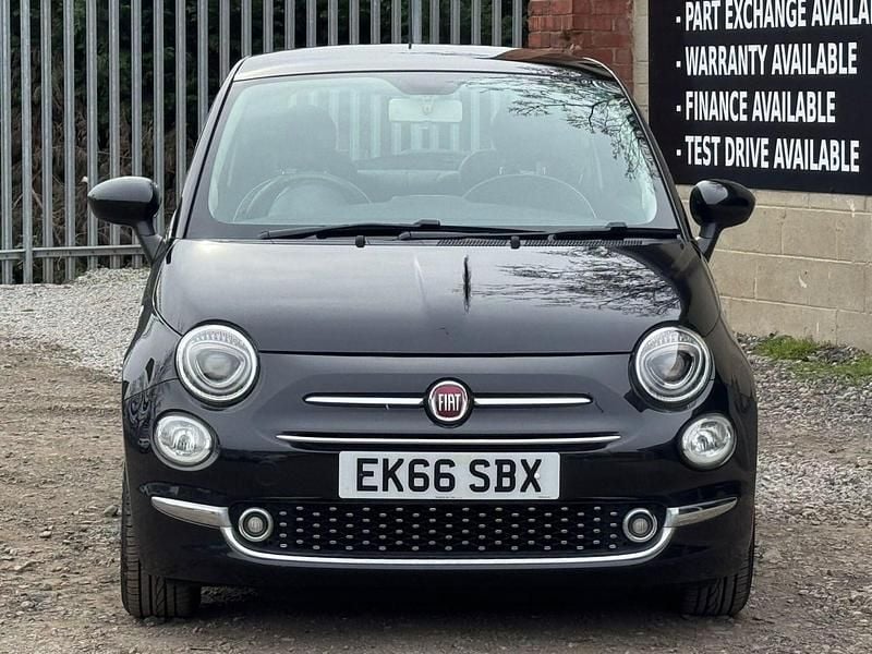 Used Fiat 500 Lounge 69 HP (50 kW) 2016 Black Hatchback