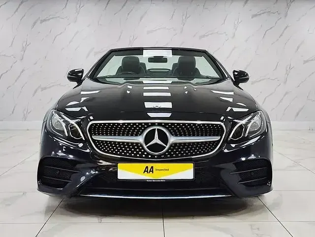 Begagnad Mercedes E220 AMG line 194 HK (142 kW) 2018 Svart Cab