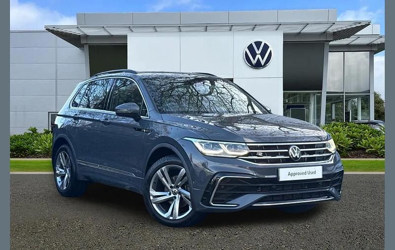 Grey Used 2023 VW Tiguan R-line Edition SUV | £28,491 (A bit pricey) - Image 1/4