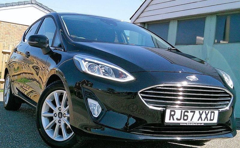 Used Ford Fiesta Titanium 2018 Black Hatchback