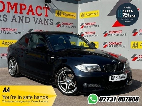 Black Used 2013 BMW 118 Coupé Sport Line Coupe | £6,995 (Expensive) - Image 1/1