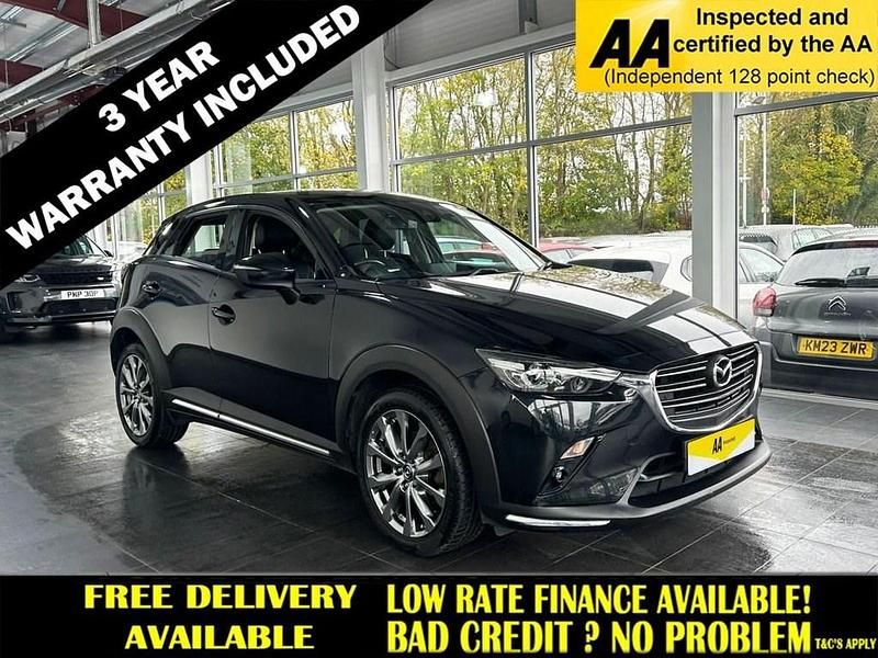 Black Used 2019 Mazda CX-3 Inclusive SUV | £11,695 (Fair price) - Image 1/2