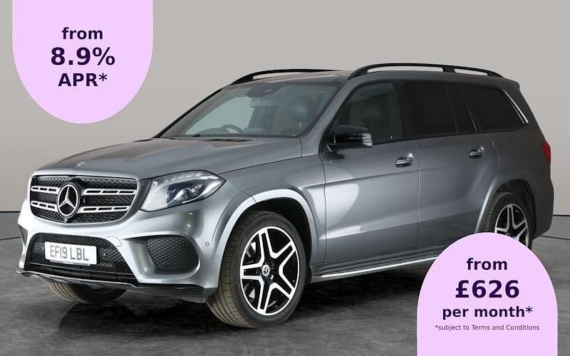 Grey Used 2019 Mercedes GLS350 AMG line SUV | £31,676 (Fair price) - Image 1/2
