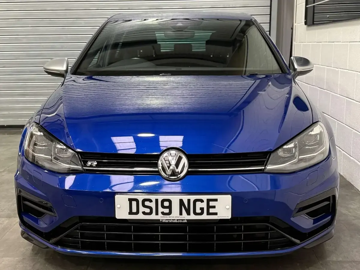 Used VW Golf VII R 2019 Blue Hatchback