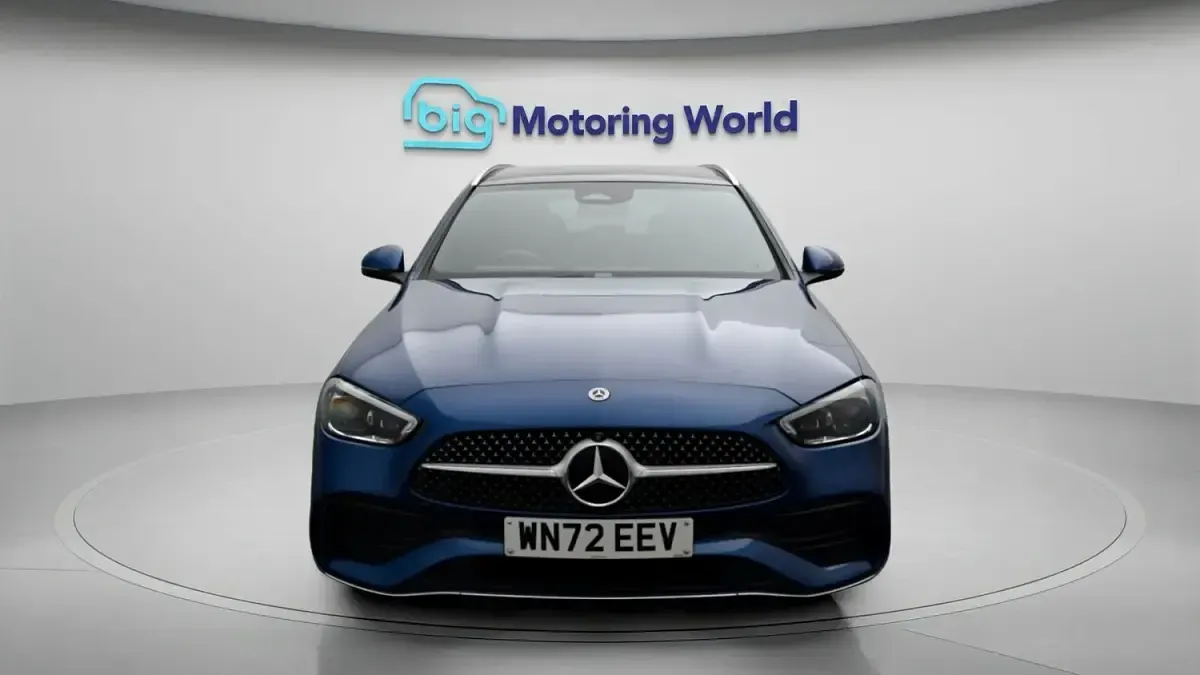 Used Mercedes C300e AMG Line Premium Plus 2022 Blue Estate