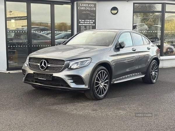 Grey Used 2018 Mercedes GLC220 AMG line Coupe | £18,995 (A bit pricey) - Image 1/4