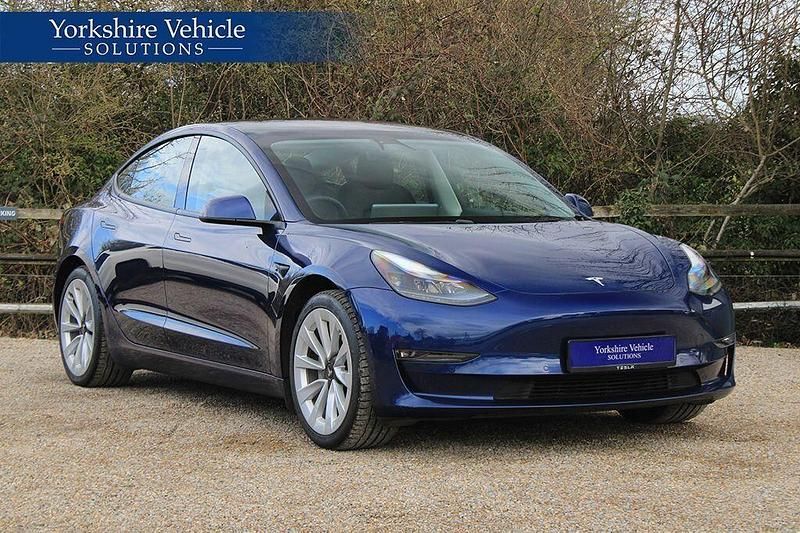 Used Tesla Model 3 Long Range AWD 366 kW (498 HP) 2021 Blue Sedan