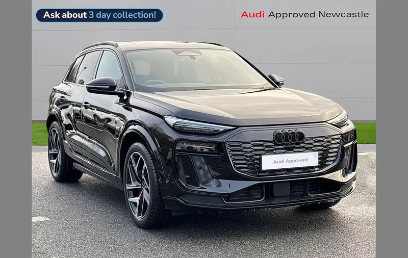 Black Used 2024 Audi Q6 e-tron Advanced SUV | £64,466 (Good price) - Image 1/4