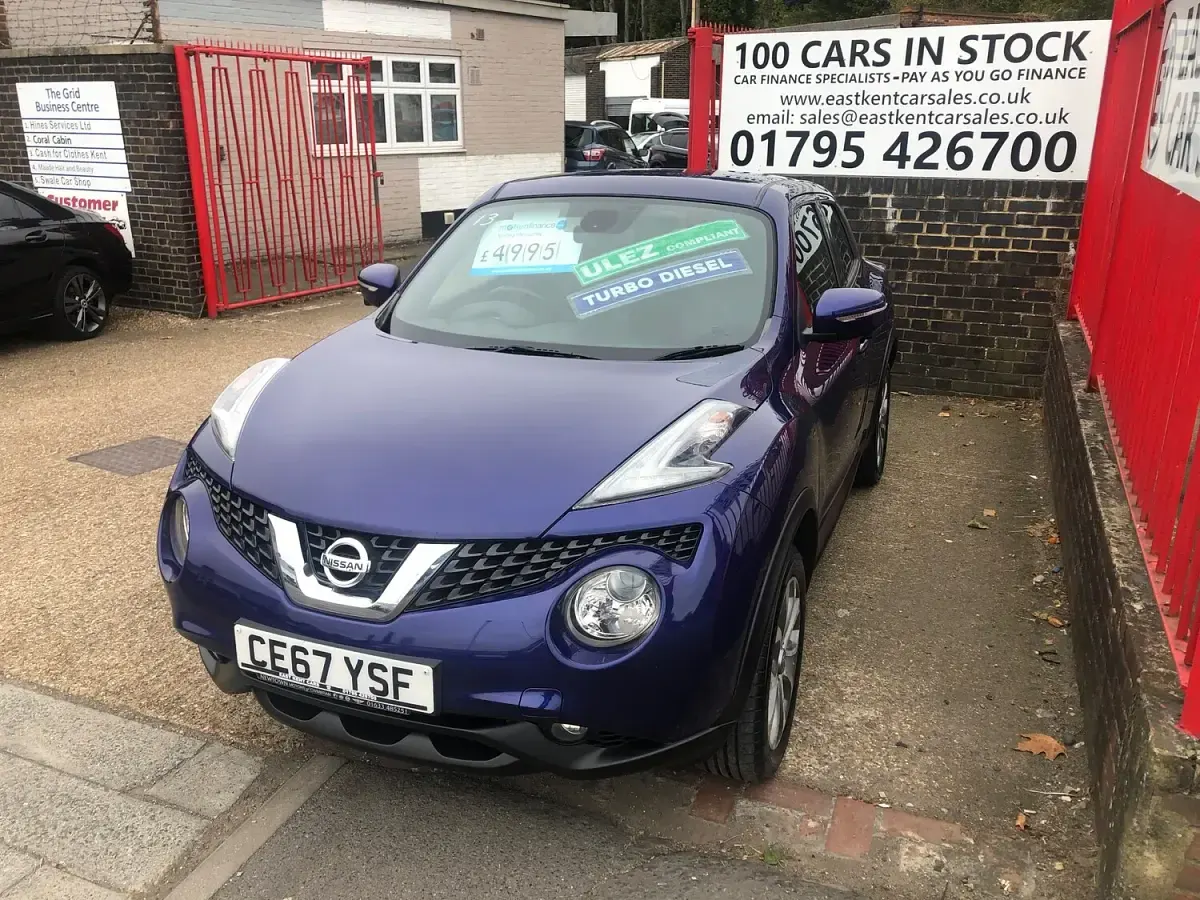 Used Nissan Juke S 110 HP (80 kW) 2017 Blue SUV