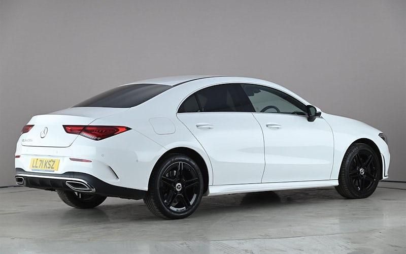 Used Mercedes CLA250e AMG Line Premium 218 HP (160 kW) 2021 White Sedan