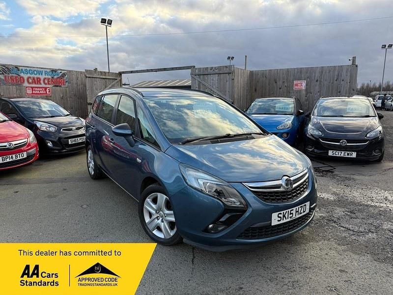 Used Vauxhall Zafira 130 HP (95 kW) 2015 Blue MPV