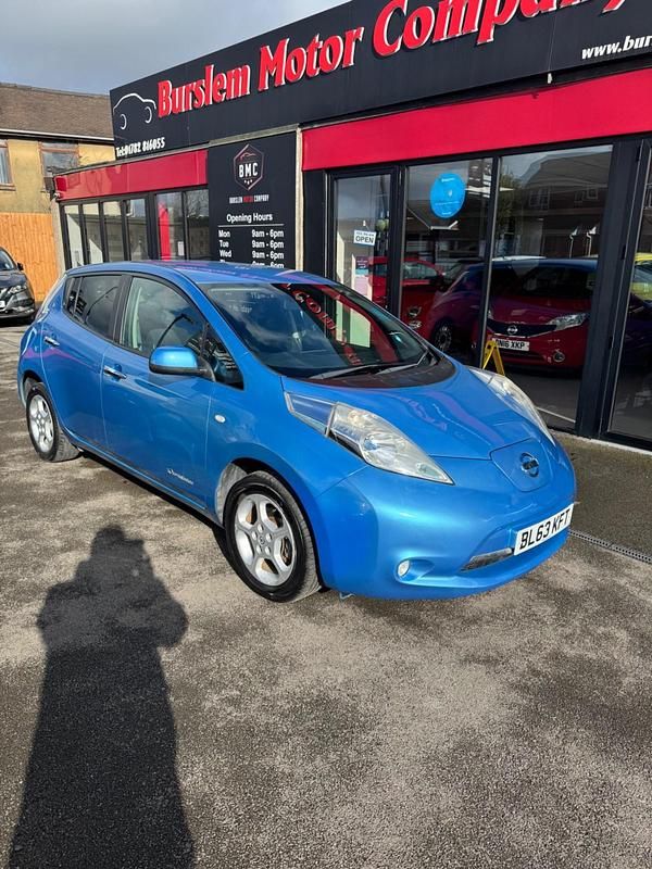 Used Nissan Leaf Acenta 80 kW (109 HP) 2014 Blue Hatchback