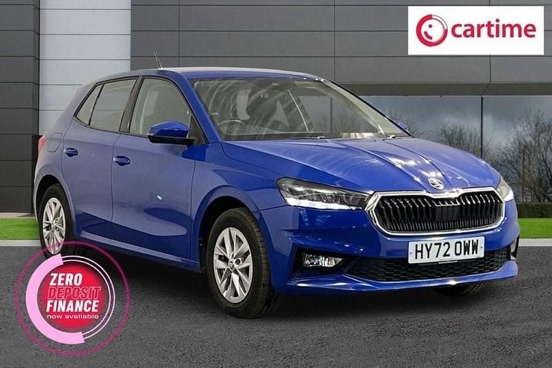 Blue Used 2022 Skoda Fabia Comfort Hatchback | £11,788 (Good price) - Image 1/4