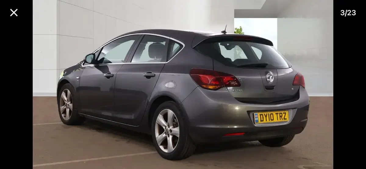Used Vauxhall Astra SRi 115 HP (84 kW) 2010 Grey Hatchback