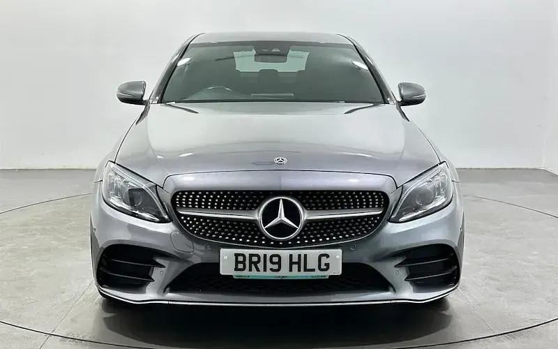 Used Mercedes C200 AMG line 184 HP (135 kW) 2019 Grey Sedan