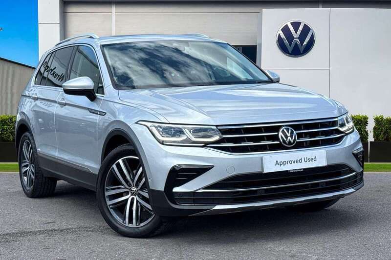 Silver Used 2021 VW Tiguan Elegance SUV | £22,935 (Good price) - Image 1/4