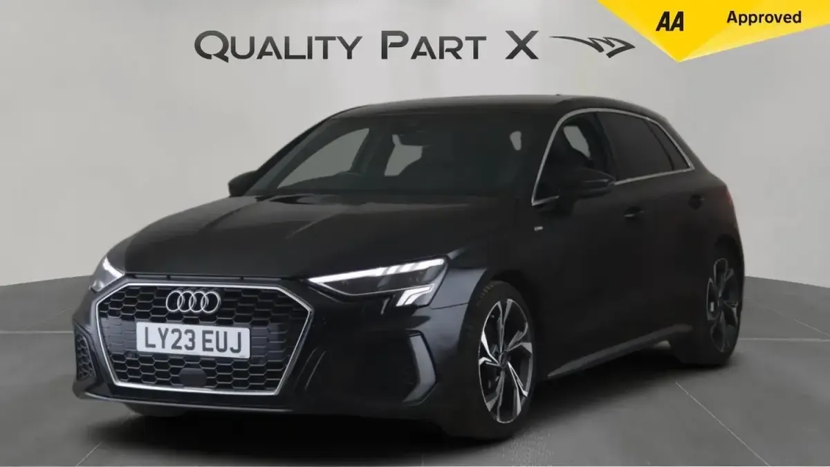 Used Audi A3 Sportback S-Line 110 HP (80 kW) 2023 Black Hatchback